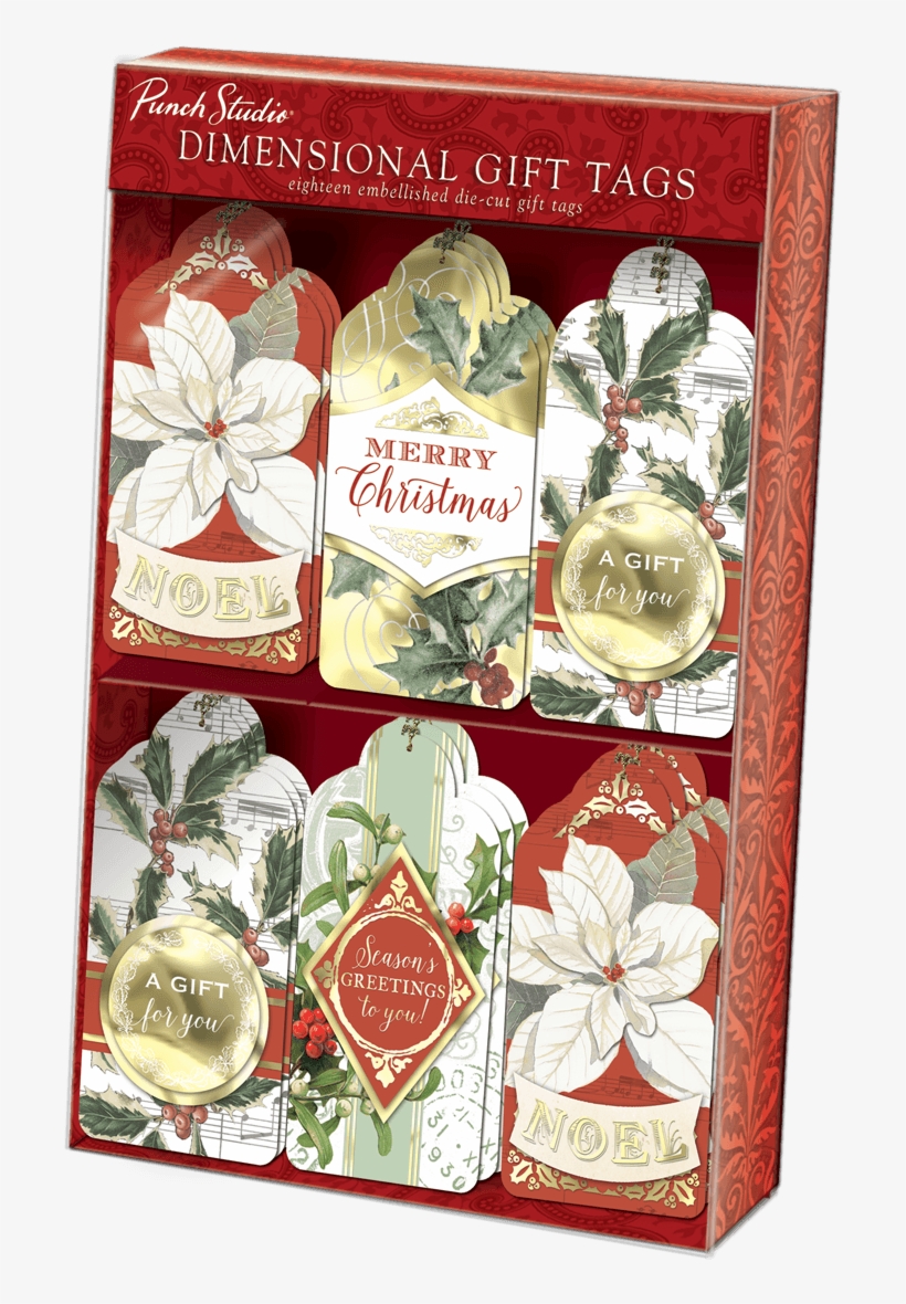 Winter Greens Holiday Gift Tags - Gift, transparent png #3860397