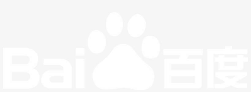 Baidu Logo Black And White - White Cinematic Bars Png, transparent png #3860441
