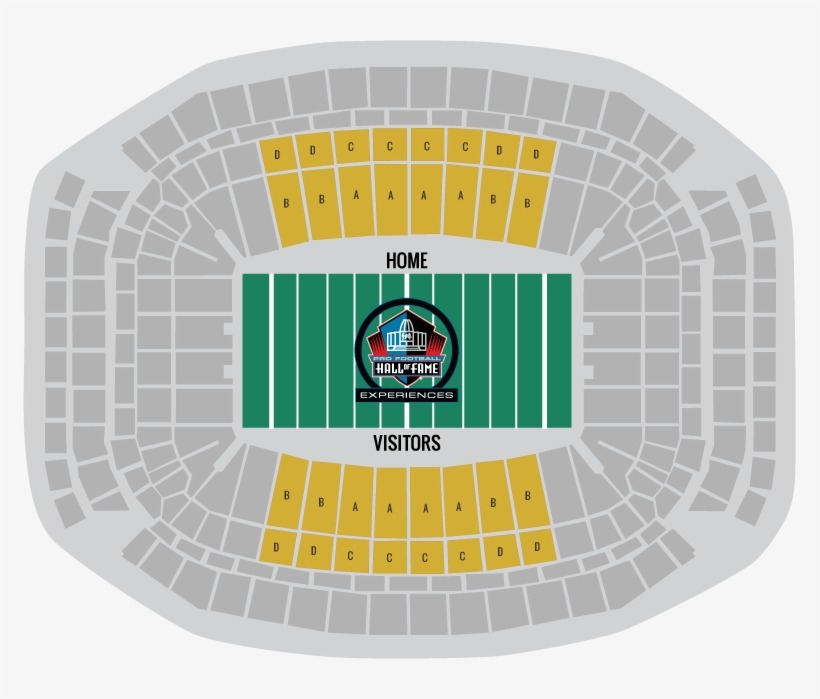 Super Bowl 51 Seatin Chart All Gold - Circle, transparent png #3860980