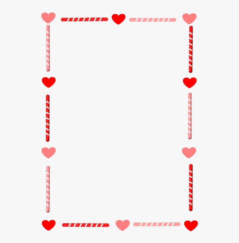 Valentines Day Border Clip Art, transparent png #3861253