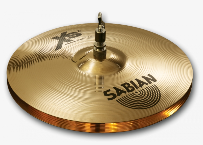 Medium Hi-hats Cymbals Xs1402b - Sabian Xs Hi Hats, transparent png #3861297
