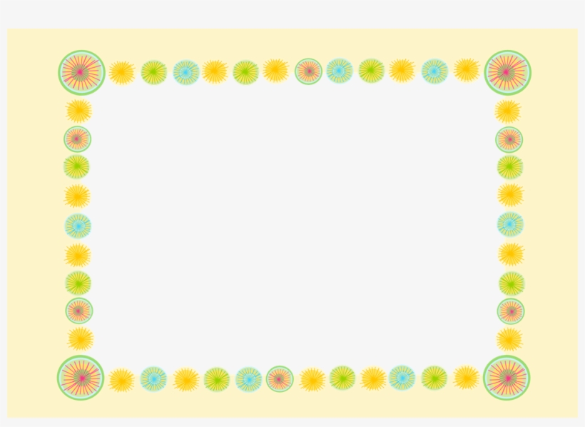 Free Digital Blossom Frames And Borders Fotorahmen - Pastel Color Frame Png, transparent png #3861521