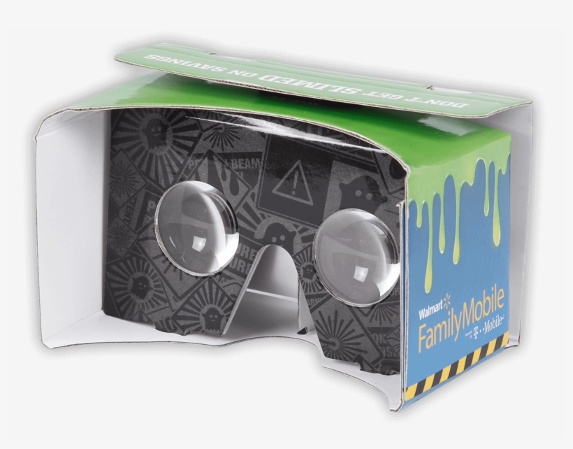 1 Flatpack Branded Vr Cardboard Back View - Google Cardboard, transparent png #3861552