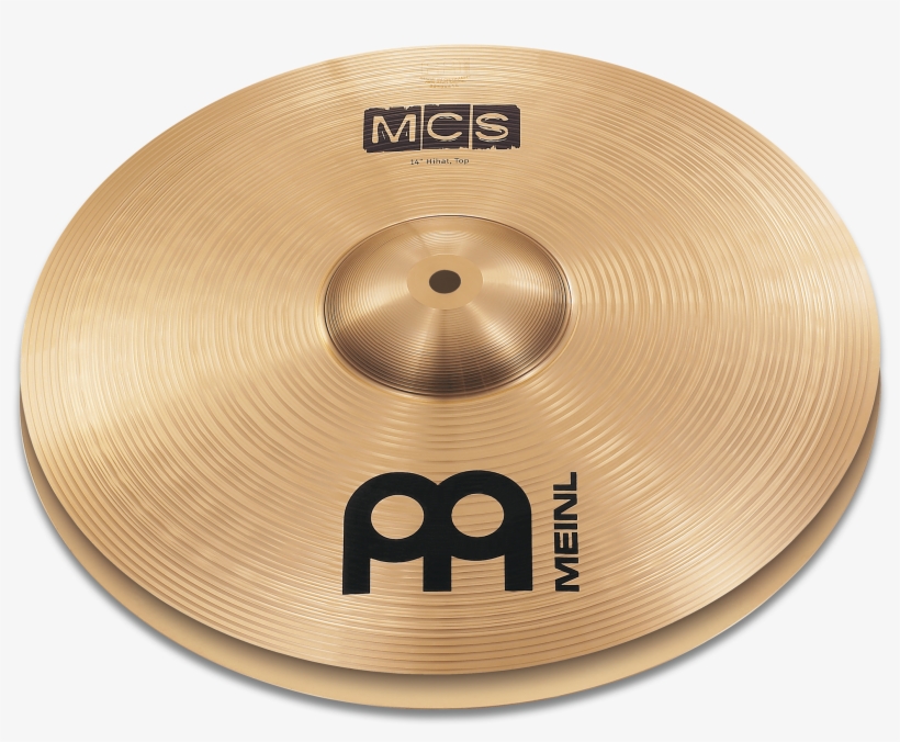 Meinl Mcs Medium Hi-hat Cymbals - Meinl Mcs 3-cymbal Set, transparent png #3861573