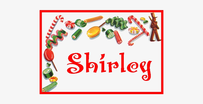 Cute Candy Border Is From Imagimeri's Blog - Christmas 38 Square Sticker 3" X 3", transparent png #3861947