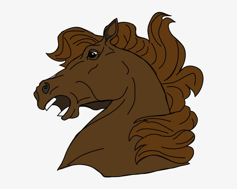 Angry Horse Svg Clip Arts 600 X 586 Px, transparent png #3862065
