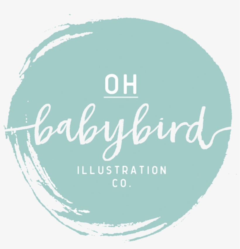 Oh Baby Bird - Calligraphy, transparent png #3862098