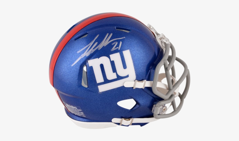 Landon Collins Autographed New York Giants Mini Helmet - Autographed New York Giants Landon Collins Fanatics, transparent png #3862355