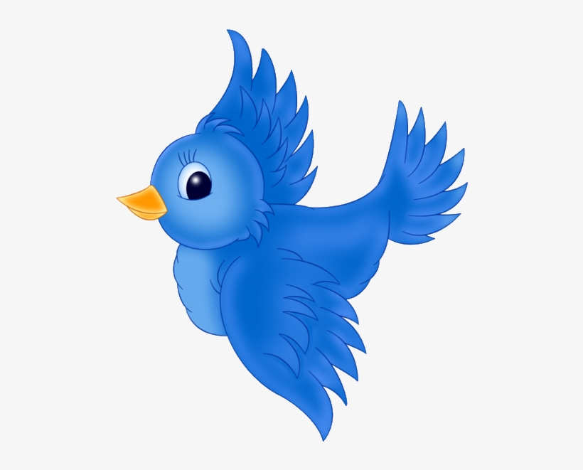 Clip Art Bird - Blue Bird Clipart, transparent png #3862556