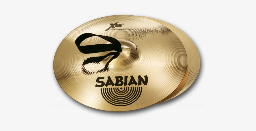 Cymbals - Sabian Xs1821 18" Xs20 Concert Band Cymbal, transparent png #3862653
