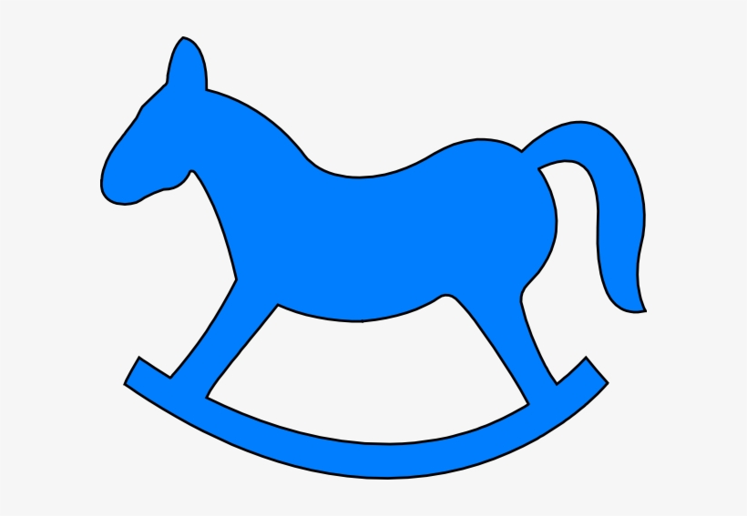 Download Blue Rocking Horse Svg Clip Arts 600 X 487 Px Free Transparent Png Download Pngkey