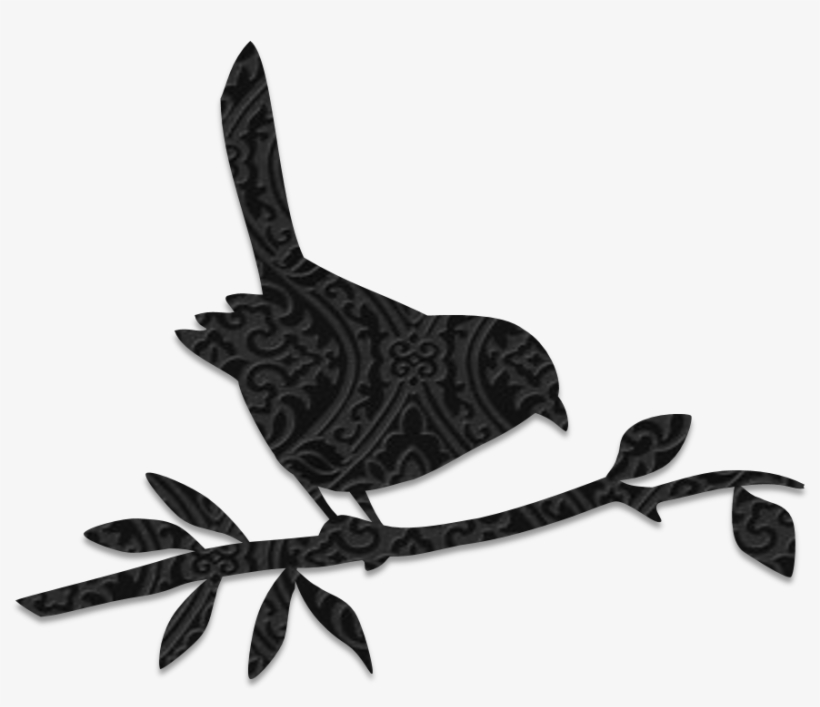 Baby Bird Silhouette - Whitehall Products Personalized Bird Silhouette Wall,, transparent png #3862806