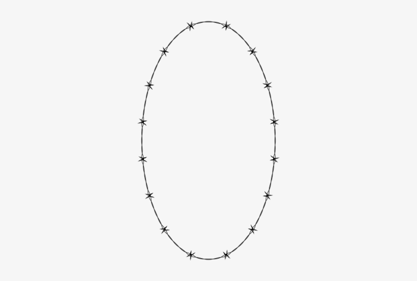 6 Months Ago 74 6 - Barbed Wire Oval Clipart, transparent png #3862888