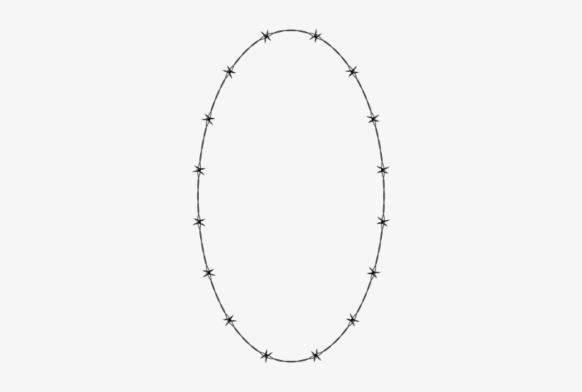 6 Months Ago 74 6 - Barbed Wire Oval Clipart, transparent png #3862888