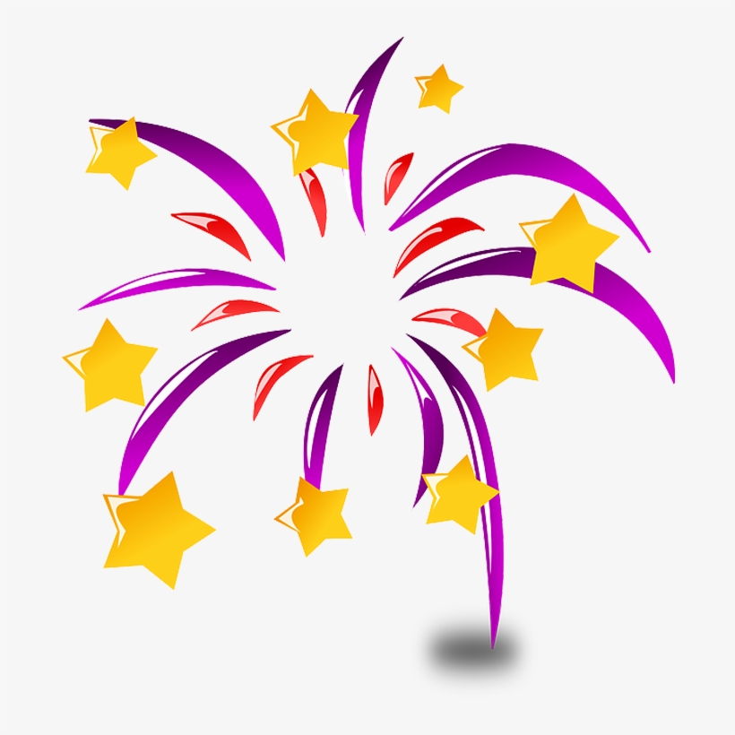 Fogos De Artifício Em Png - New Year Icon Png, transparent png #3863291