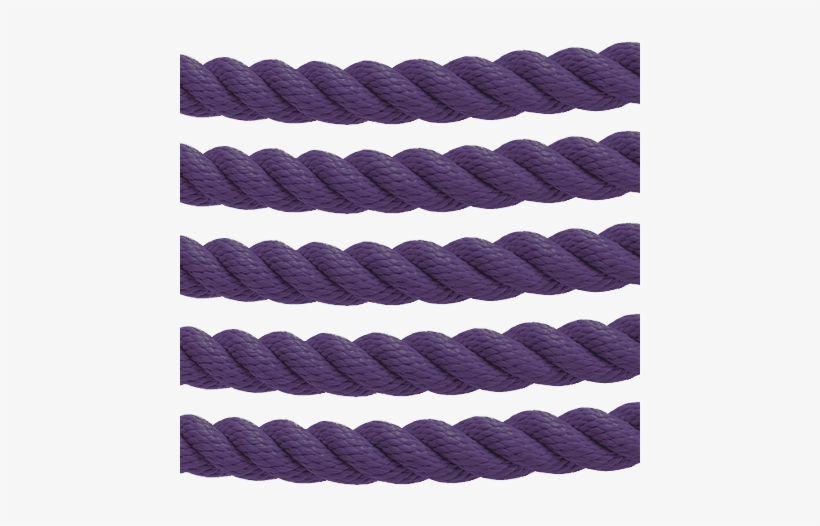 Barrier Rope Purple - Rope, transparent png #3863339
