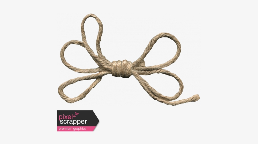 Bow 39 - Rope - Digital Scrapbooking, transparent png #3863360