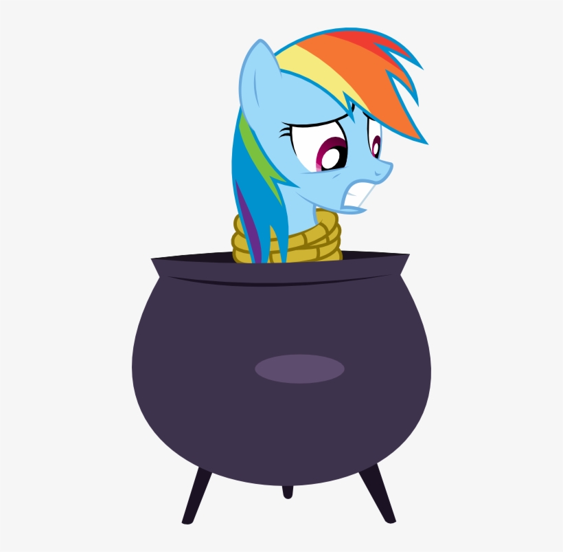 Soren The Owl, Cauldron, Rainbow Dash, Rope, Safe, - Violin, transparent png #3863534