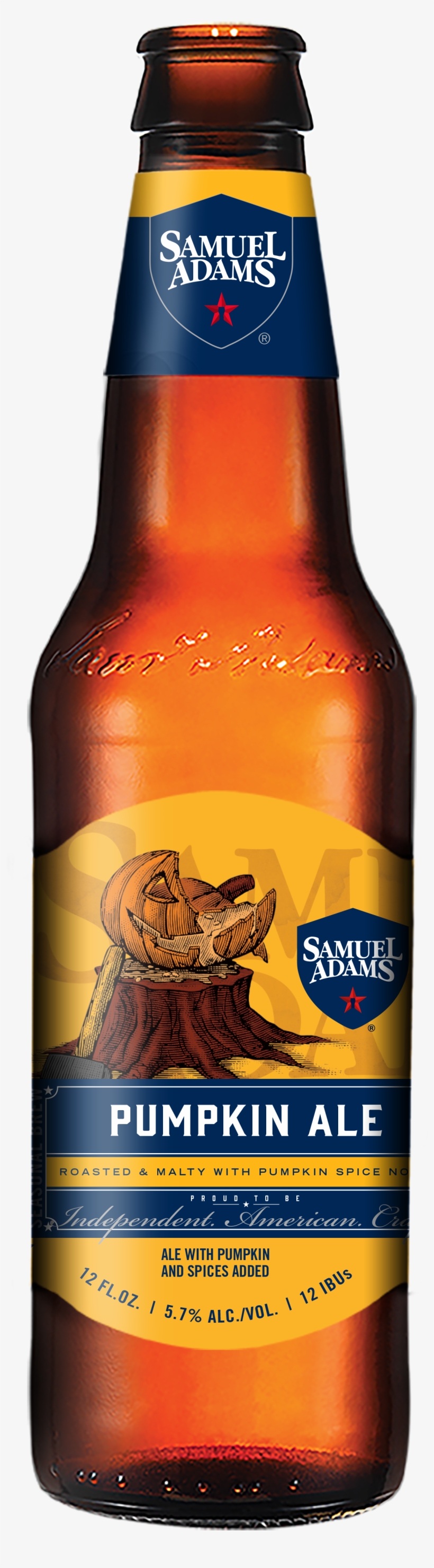 Samuel Adams Pumpkin Ale - Sam Adams Fresh As Helles, transparent png #3864381