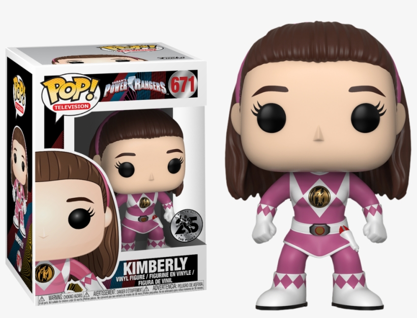 Kimberly Funko Pop Vinyl Figure - Funko Pop Pink Ranger, transparent png #3864475