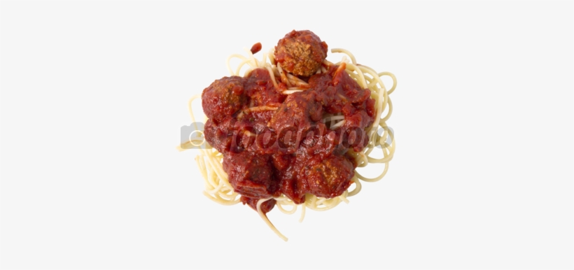 Spaghetti With Meatballs And Sauce, Frozen, Transparent - Meatball, transparent png #3864563