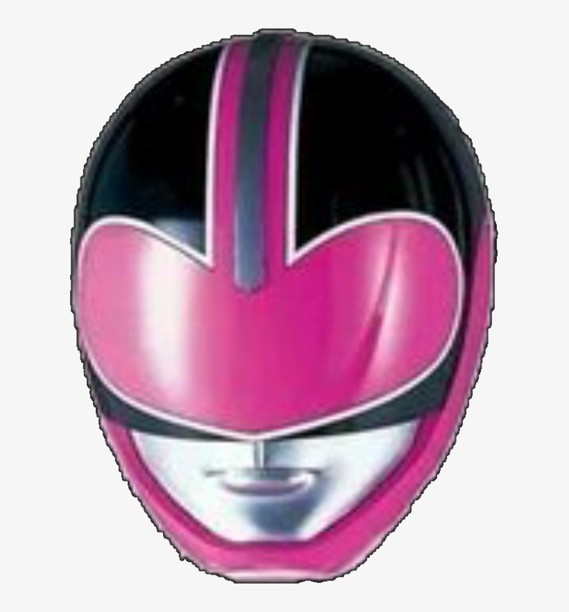 Free Pink Power Ranger Helmet - Pink Time Force Ranger Helmet, transparent png #3864616
