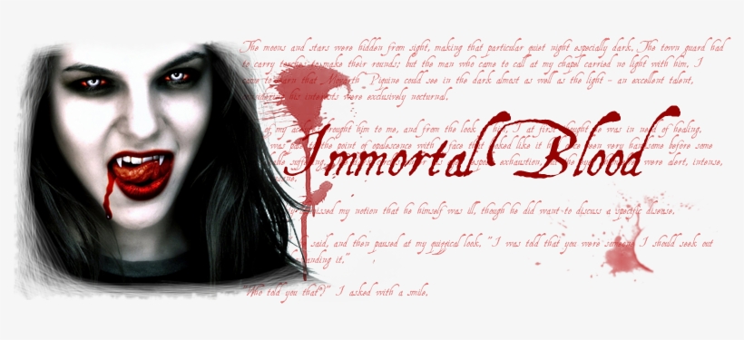 Immortal Blood Is A Guild For Free Vampire And Werewolf - Housse Portefeuille Ipad Pro 9.7 Horreur, transparent png #3865021