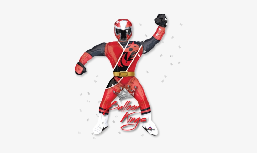 Power Rangers Airwalker - Amscan Power Rangers Airwalker Foil Balloon, transparent png #3865059