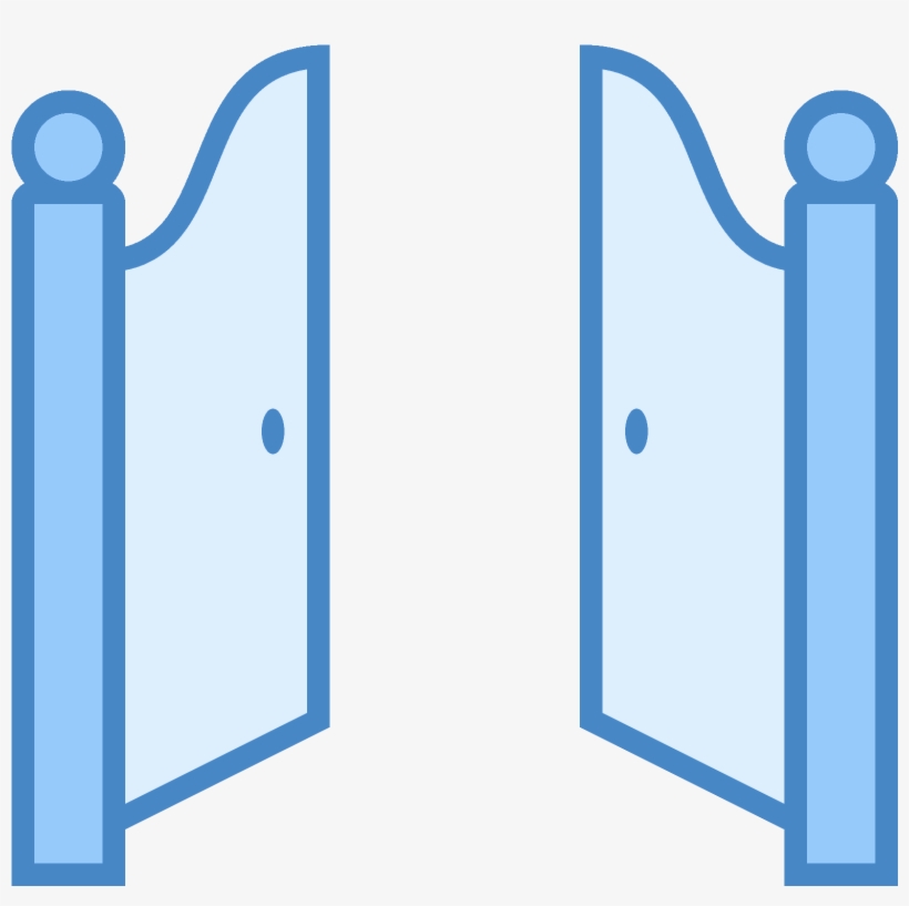 Frontowa Brama Otwarta Icon - Gate Open Png, transparent png #3865224