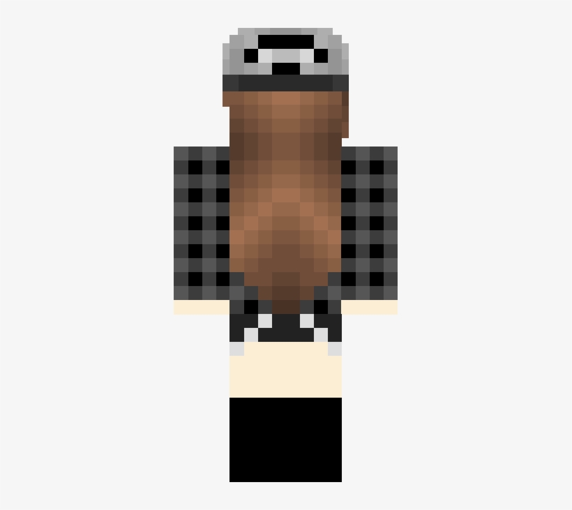 Cute Skins For Minecraft Brown Hair, transparent png #3865293