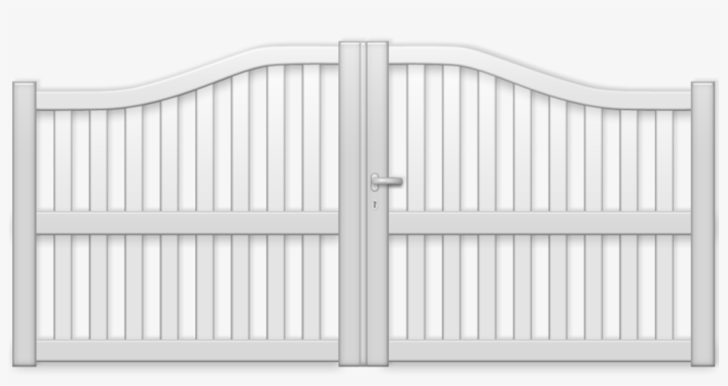 Double Curved Top Aluminium Gate Design - Design, transparent png #3865370