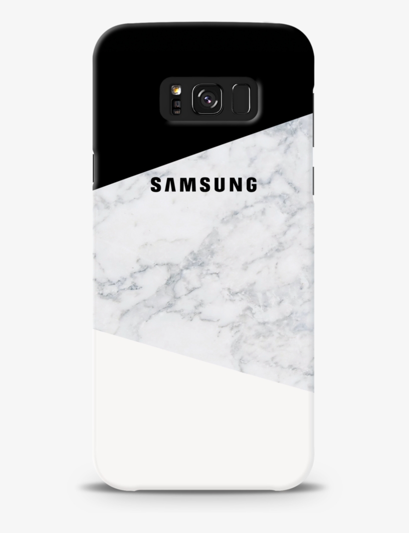 Geometric White Marble Cover Case For Samsung S8 Plus - Samsung Galaxy S8+, transparent png #3865371