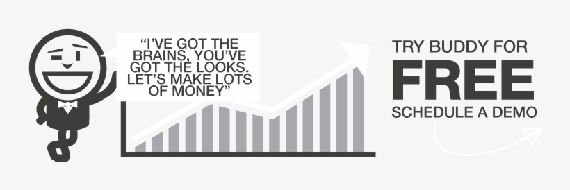 Buddycrm Users Have Seen New Business Sales Rise By - Buddy, transparent png #3865712