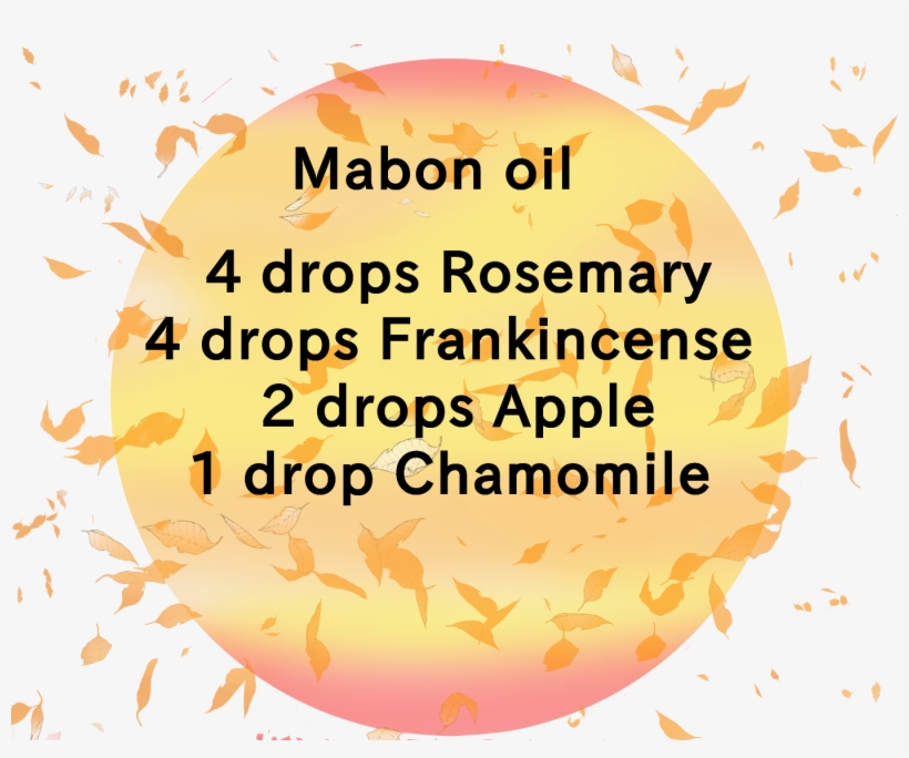 Mabon Oil Recipe I Found And Made An Image For - Illustration, transparent png #3865810