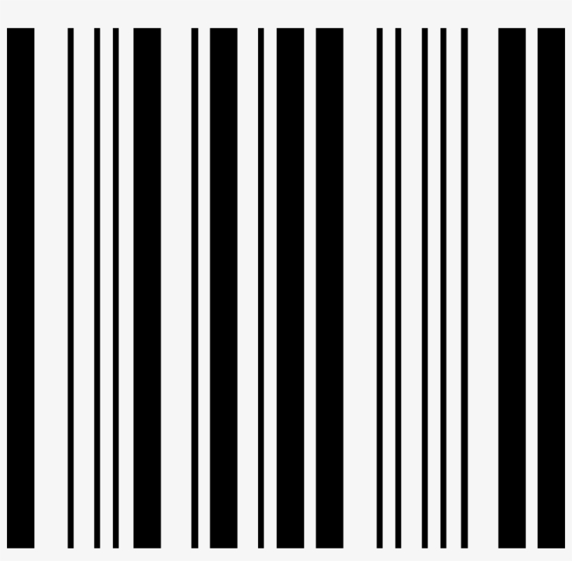 Barcode Of Square Shape Comments - Monochrome, transparent png #3865811