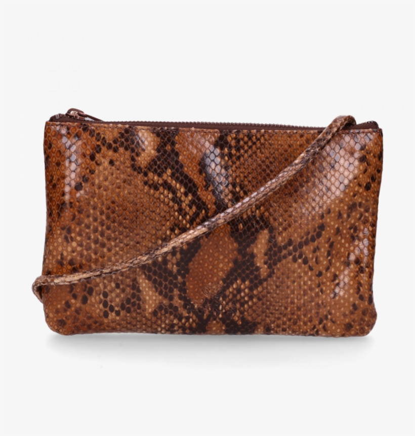 Cross Body Envelope Bag Printed Leather Brown - Frome Calf Hair Leather Clutch, transparent png #3866080