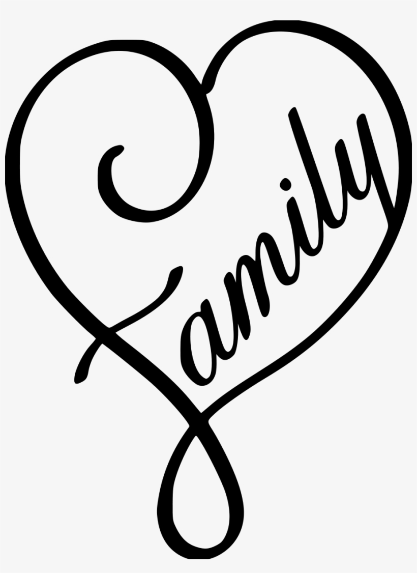Amazin Tumbler Image Gallery For Cusyom Tumbler Designs - Family Heart, transparent png #3866083