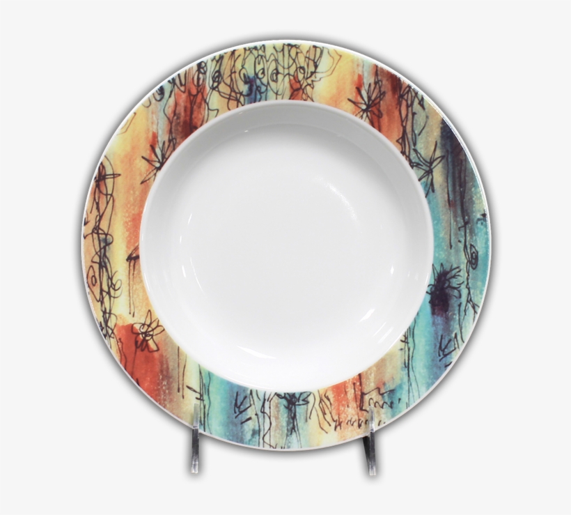Plate Clipart Soup Bowl - Soup, transparent png #3866269