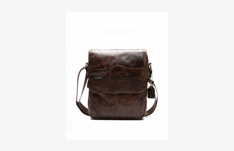 Cross Body Vintage Brown Bag - Mens Side Bag Small, transparent png #3866346