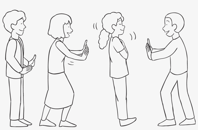 Powerful Adaptation Of Classic Partner Trust-building - Line, transparent png #3866402