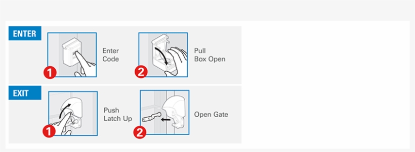 To Enter, Simply Enter The Code, Pull The Yardlock - Diagram, transparent png #3866403