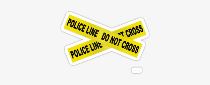 Police Tape Png Gallery For > Do Not Cross Line - National Marker Company Pt12 Printed Barricade Tape, transparent png #3866450