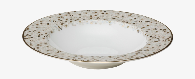 Spangles White Soup Plate 9" - Nikko Spangles Soup Bowl, transparent png #3866502
