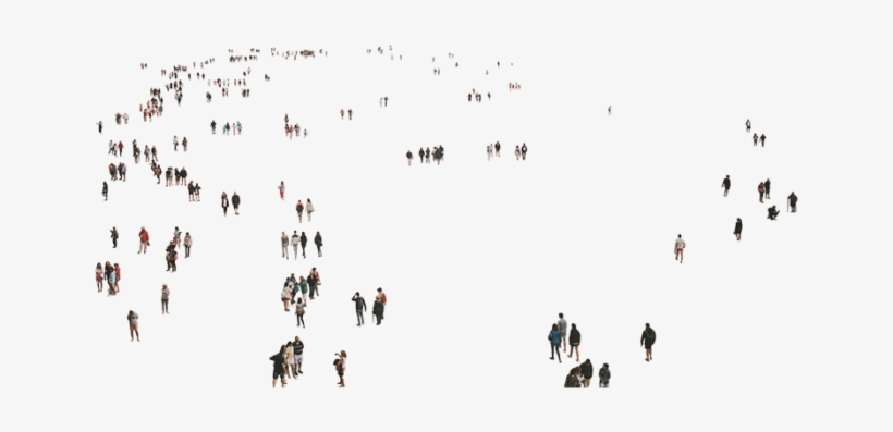 Png Images - Aerial Group Of People Png, transparent png #3866609