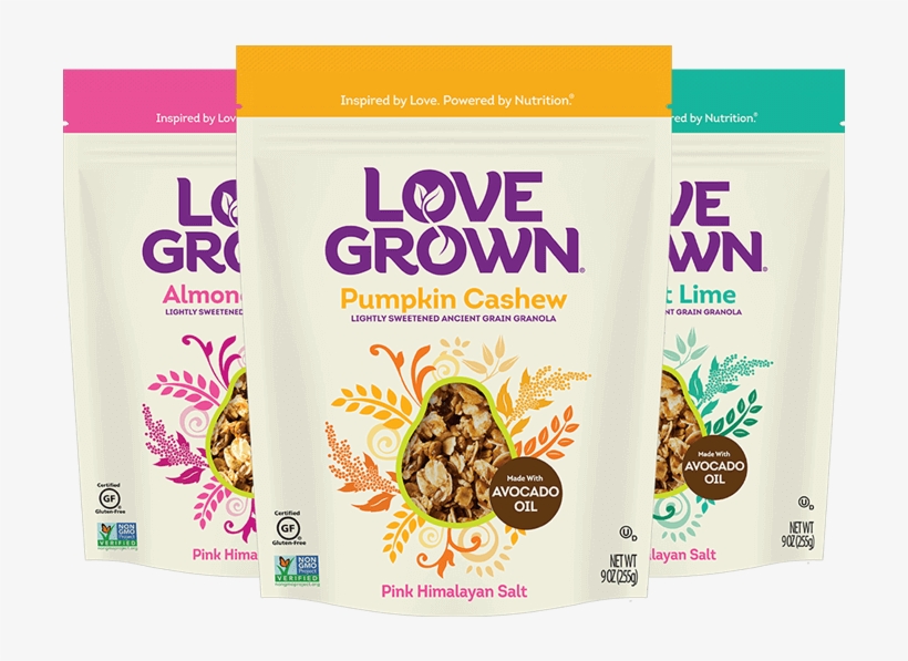 Love Grown Ancient Grains Granola Product Family - Love Grown Foods Comet Crispies Chocolate - 9.5 Oz, transparent png #3866611