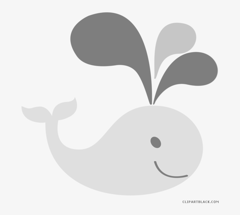 Cute Whale Clipart - Pink Whale Png, transparent png #3866673