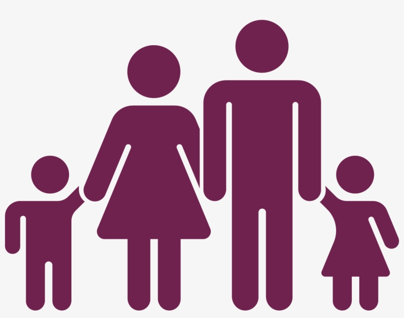 Children, Family, Father, Kids, Mother, Parents Icon - Stick Figure Man And Woman Holding Hands, transparent png #3866881
