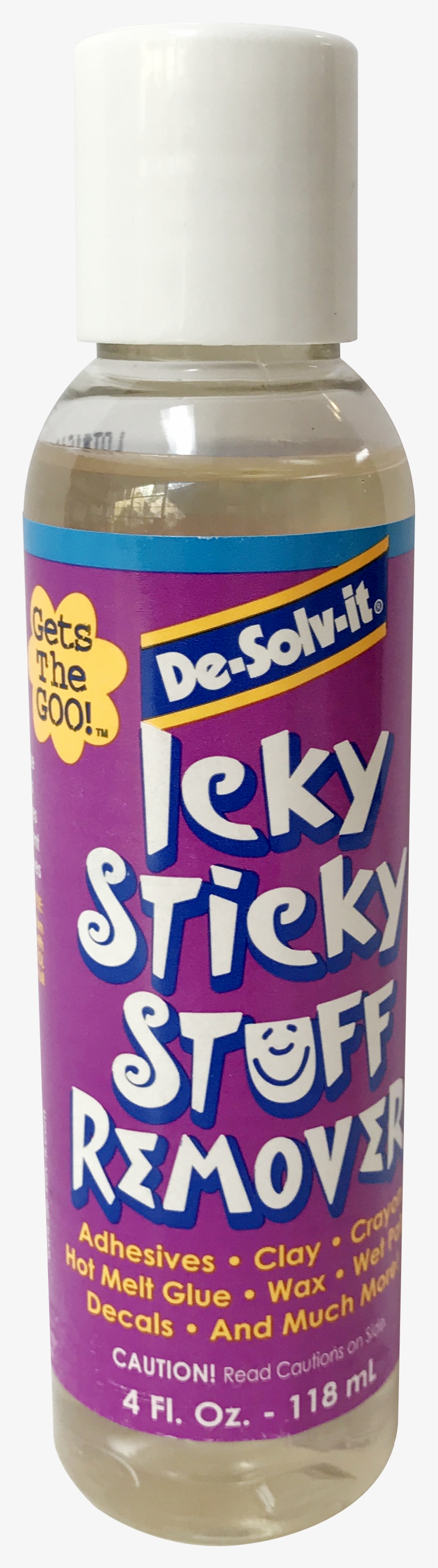 De Solv It Icky Sticky Stuff Remover For Fastback Binders - De-solv-it Icky Sticky Stuff Remover 4oz - 2 Pack, transparent png #3866947