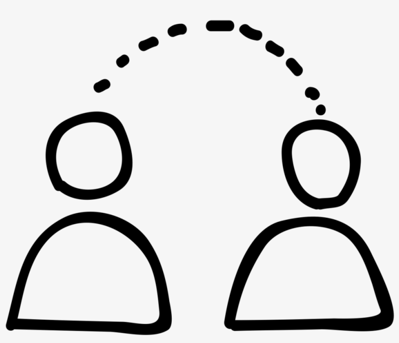 Connect People - Communication Icon White, transparent png #3866948