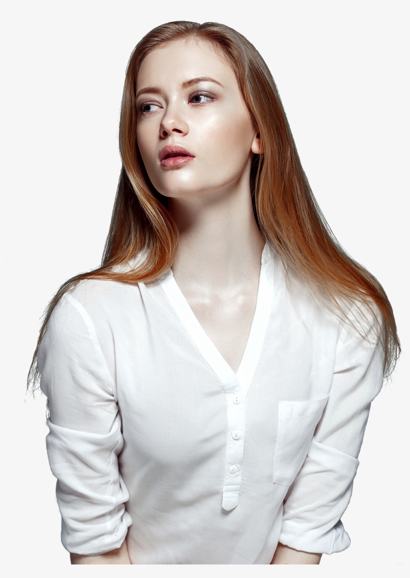 Red Haired Girl Png Image - Girl, transparent png #3866950